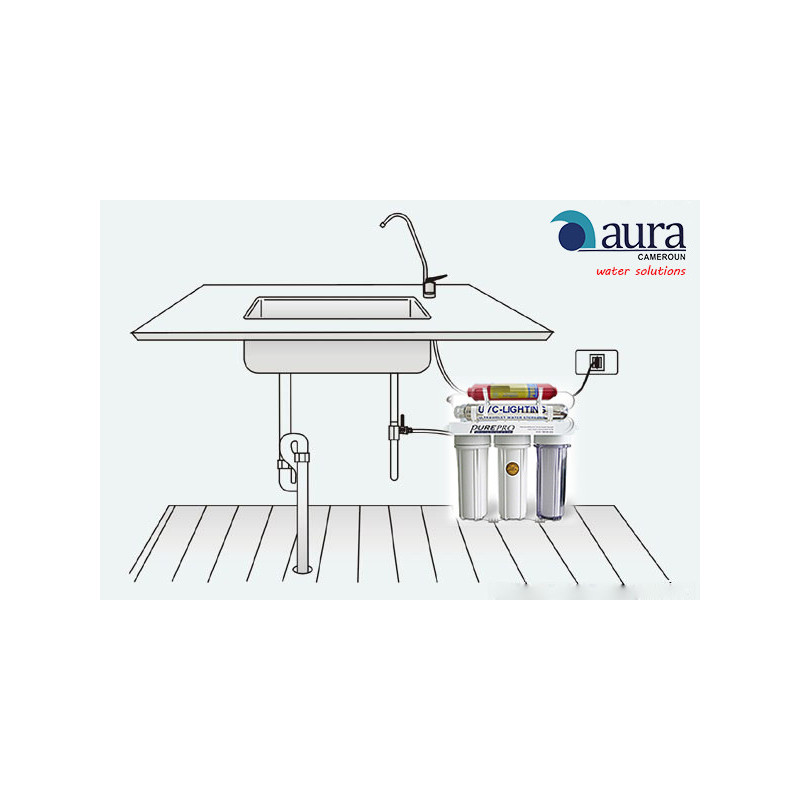 UV purifiers with alkaline cartridge